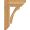 Ekena Millwork Legacy Slat Rough Sawn Bracket w/ Offset Brace, Western Red Cedar, 8"W x 22"D x 30"H BKT0806X22X30LEC06RWR - alternate 2